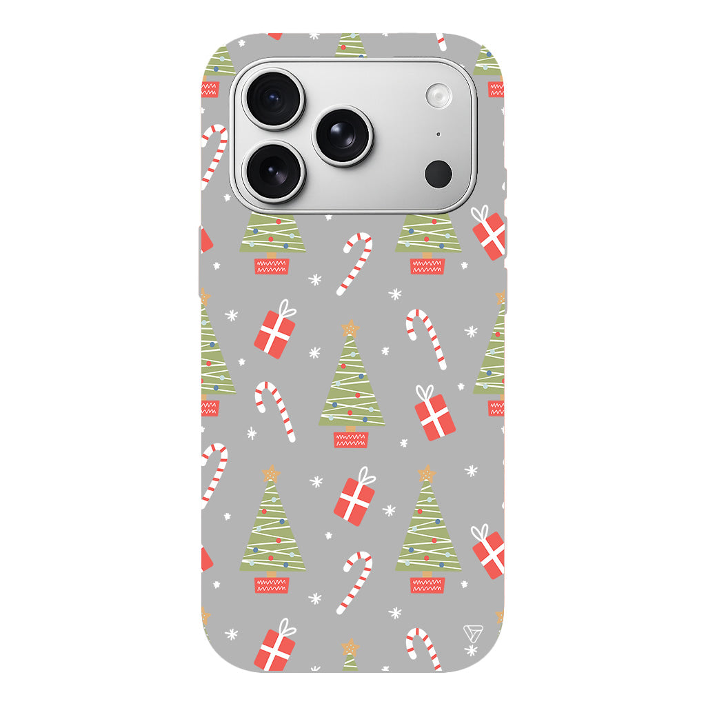 Christmas Candy Lansman Model İçi Kadife Silikon Telefon Kılıfı