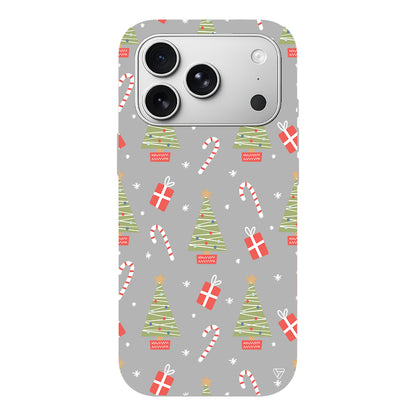 Christmas Candy Lansman Model İçi Kadife Silikon Telefon Kılıfı