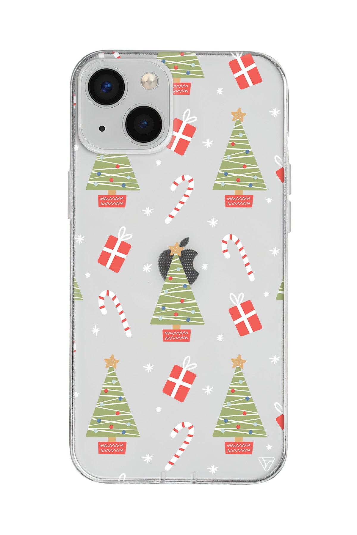 Christmas Candy Lansman Model İçi Kadife Silikon Telefon Kılıfı