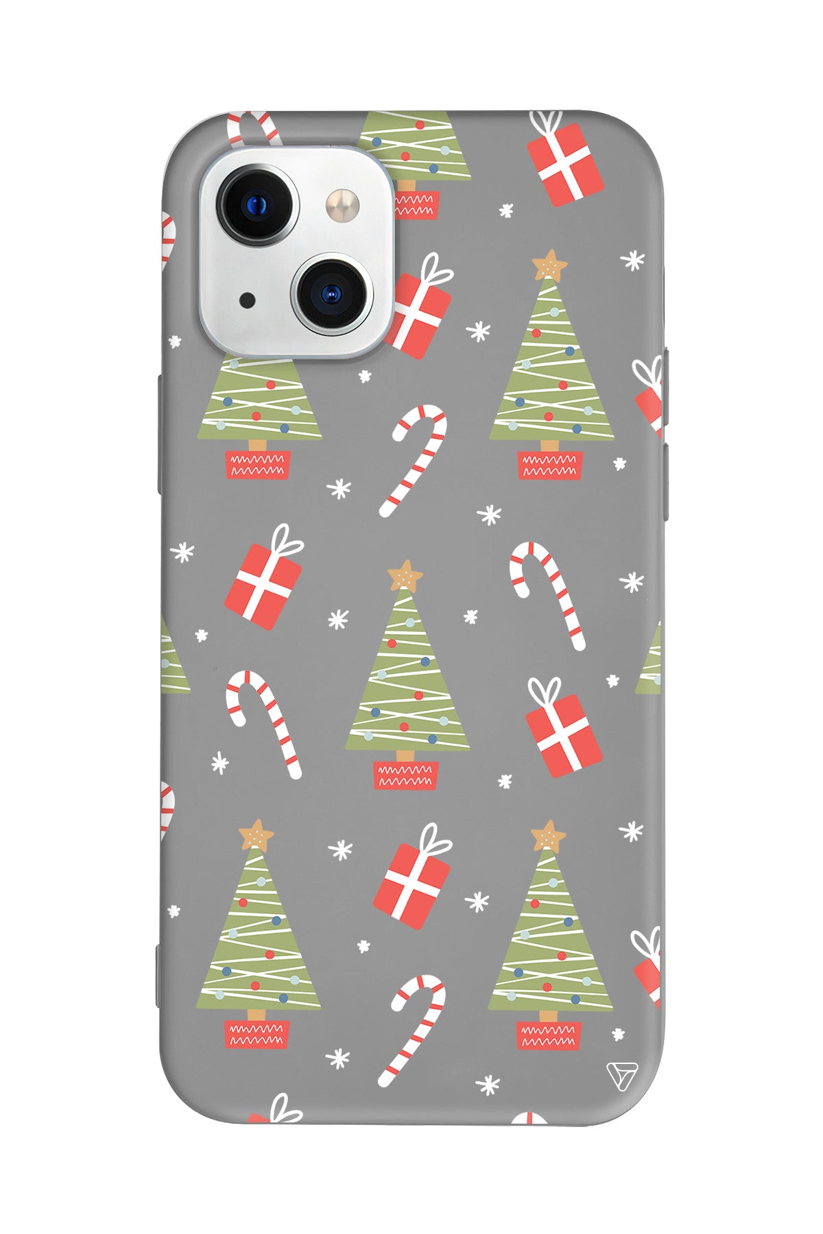 Christmas Candy Lansman Model İçi Kadife Silikon Telefon Kılıfı