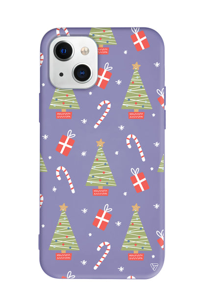 Christmas Candy Lansman Model İçi Kadife Silikon Telefon Kılıfı