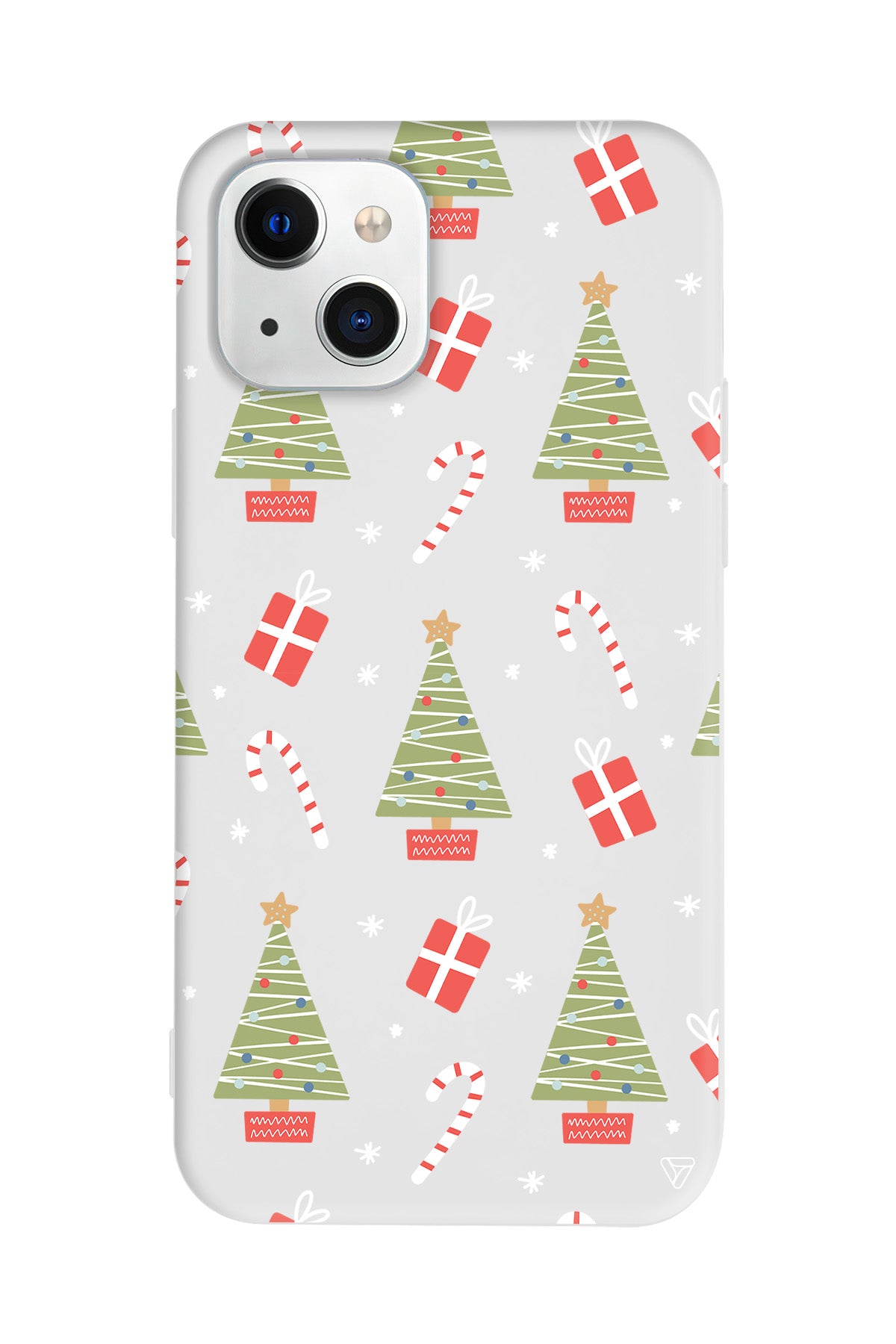 Christmas Candy Lansman Model İçi Kadife Silikon Telefon Kılıfı