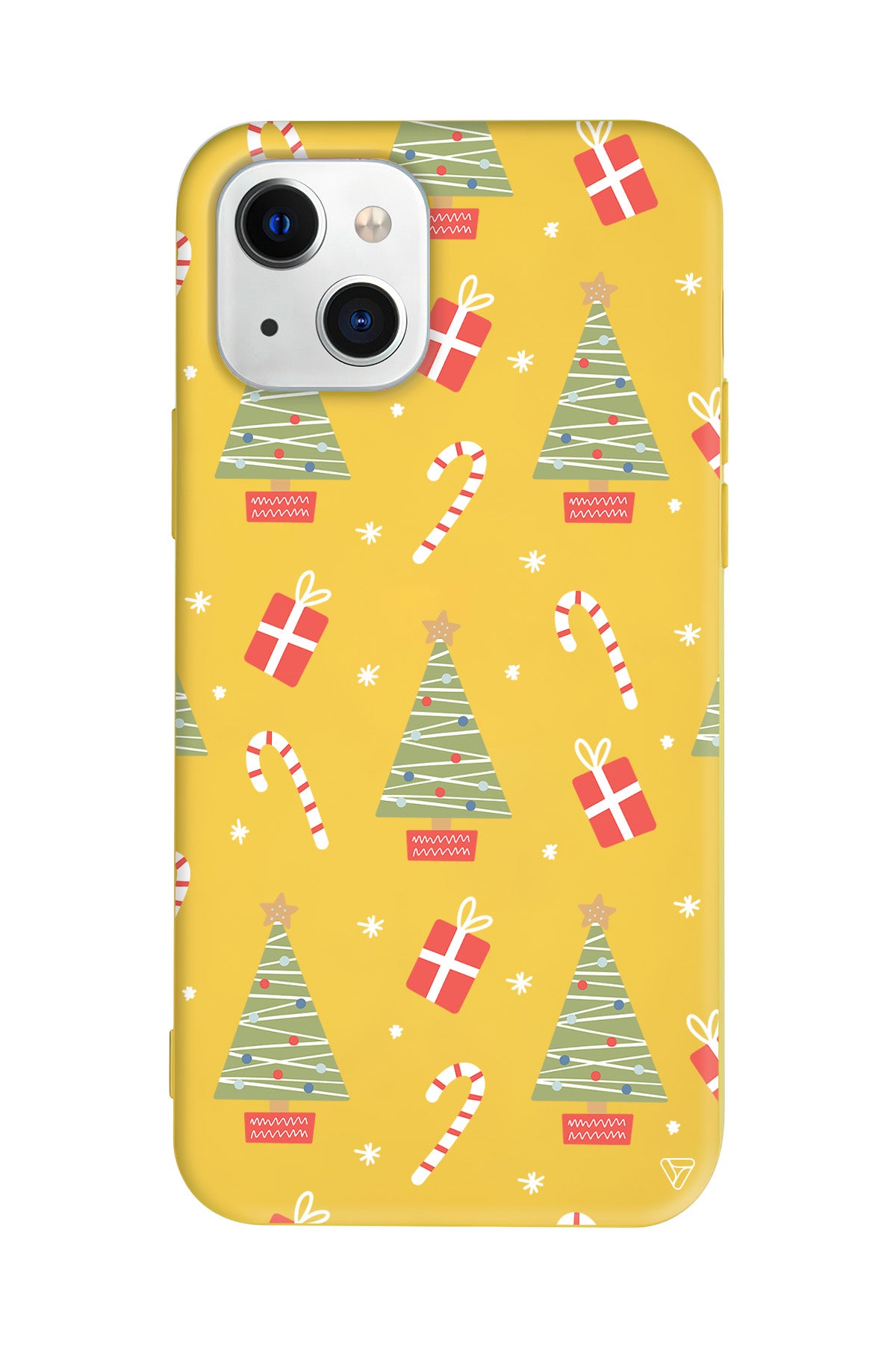 Christmas Candy Lansman Model İçi Kadife Silikon Telefon Kılıfı