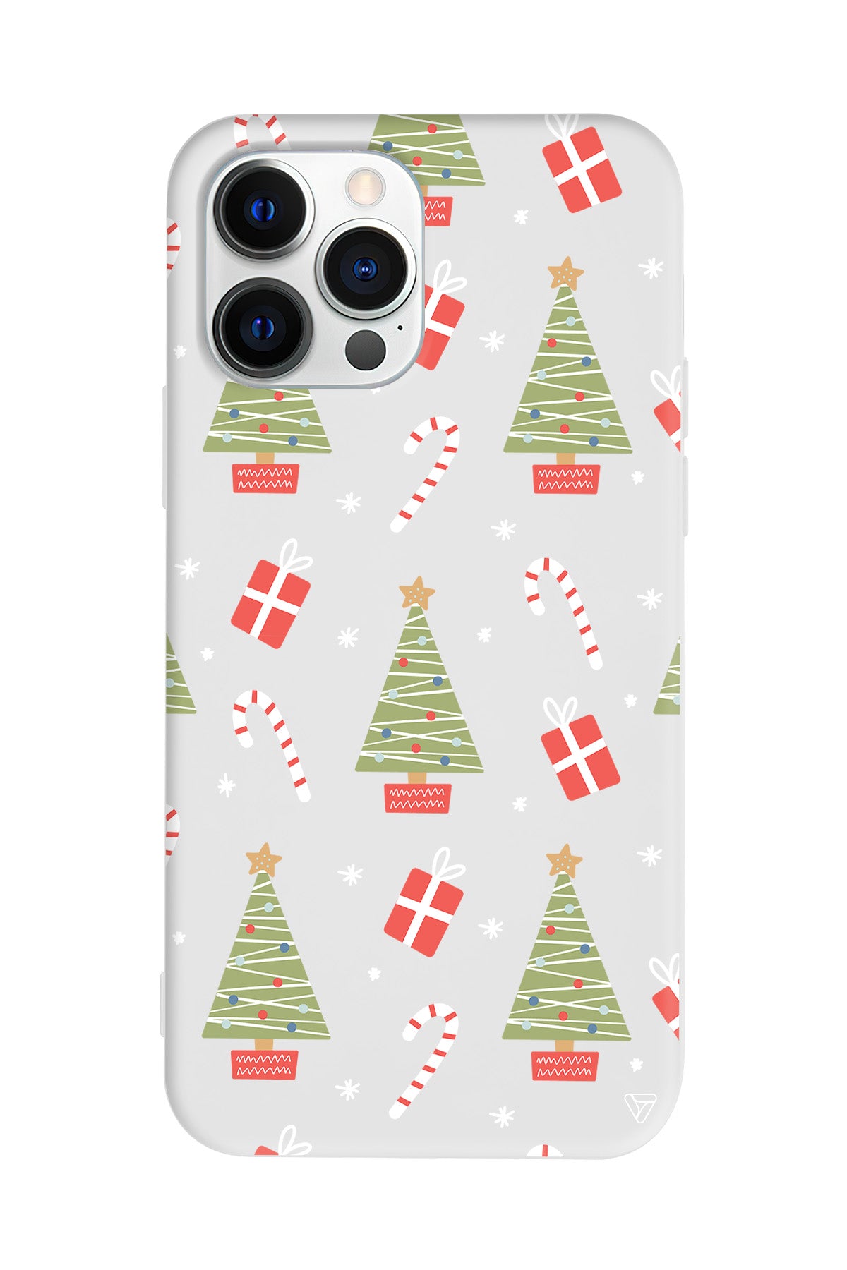 Christmas Candy Lansman Model İçi Kadife Silikon Telefon Kılıfı