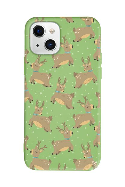 Dear Deer Lansman Model İçi Kadife Silikon Telefon Kılıfı – Plus Serisine Özel