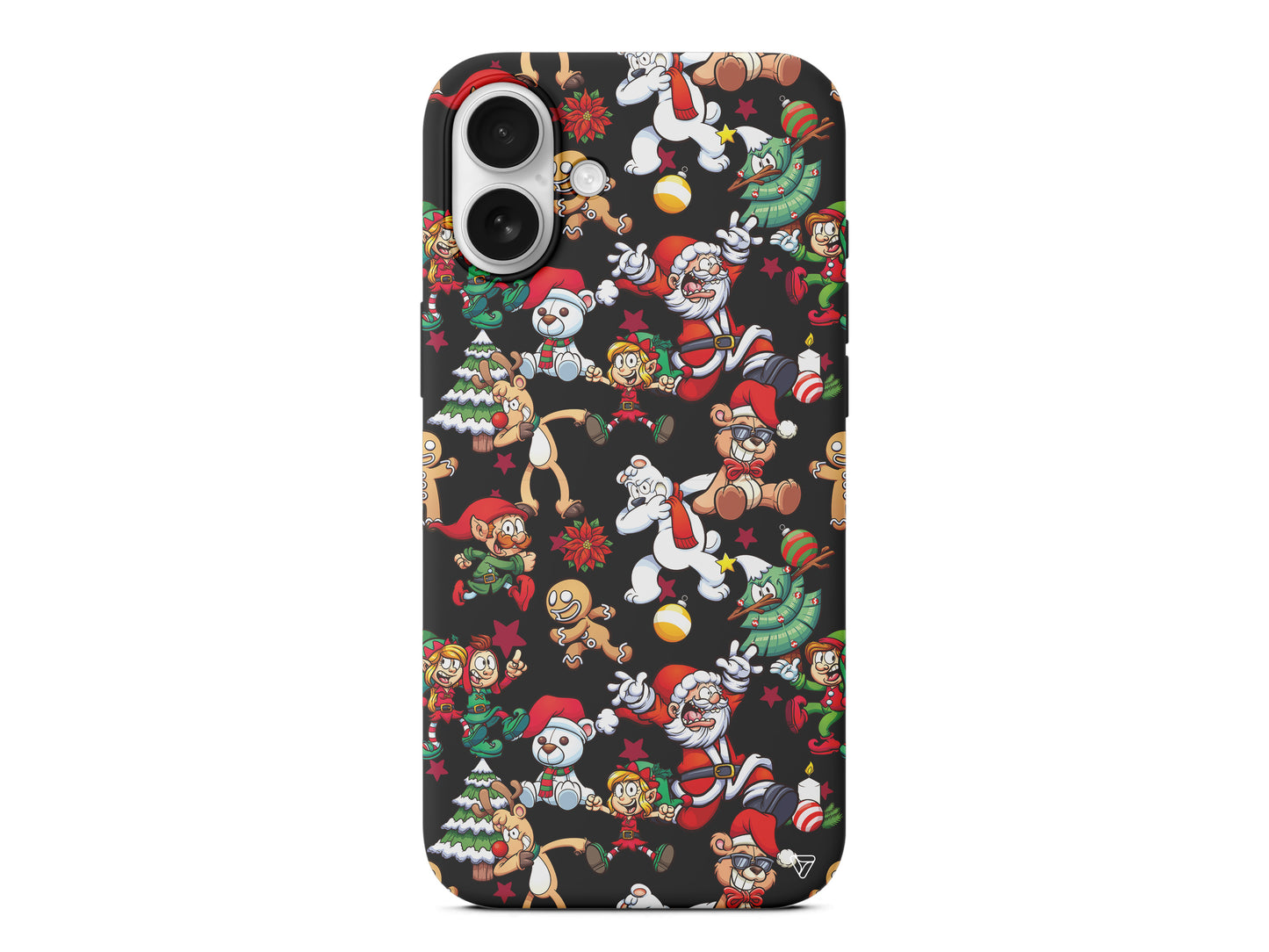 Xmas Monsters Lansman Model İçi Kadife Silikon Telefon Kılıfı