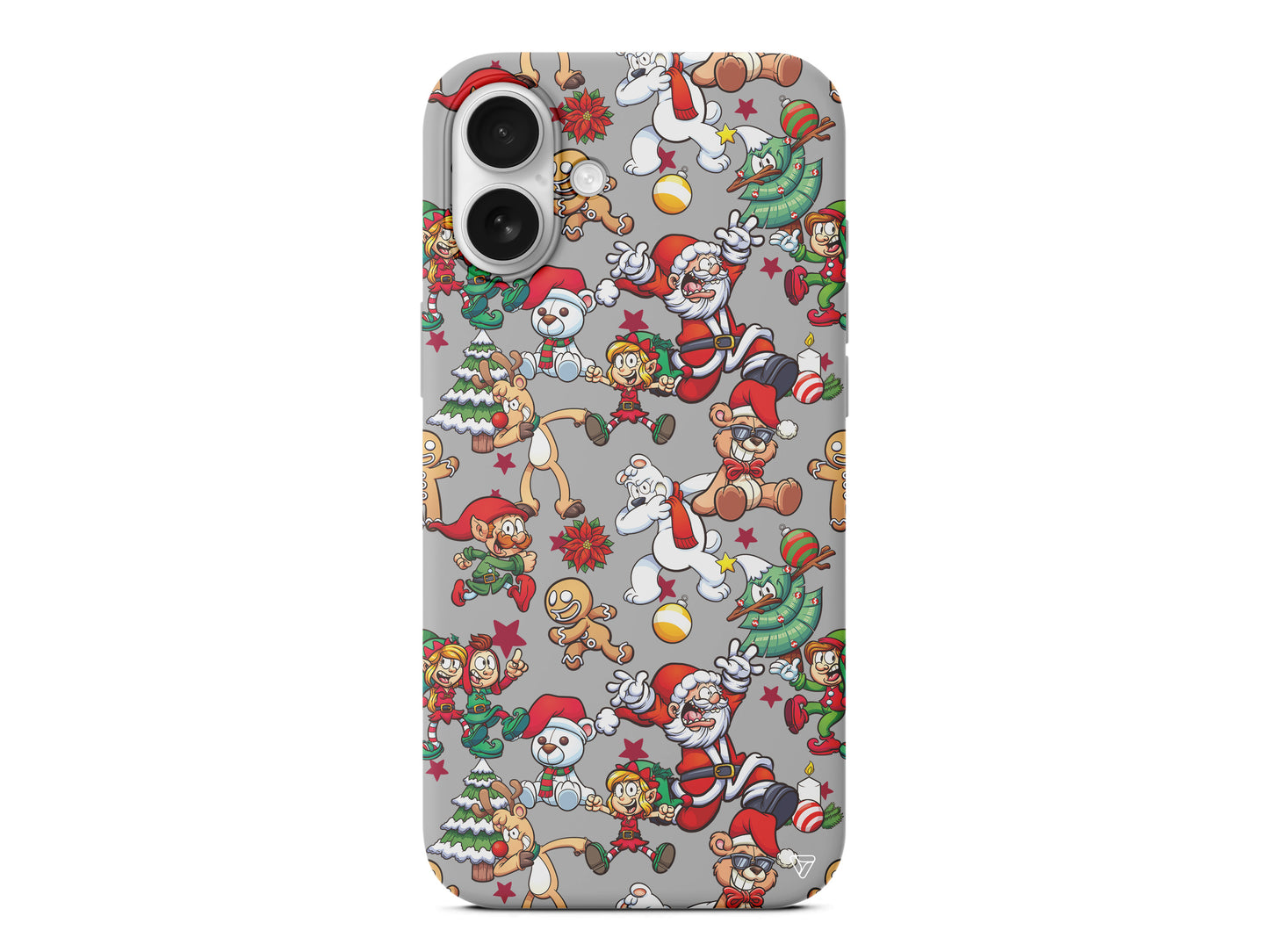 Xmas Monsters Lansman Model İçi Kadife Silikon Telefon Kılıfı