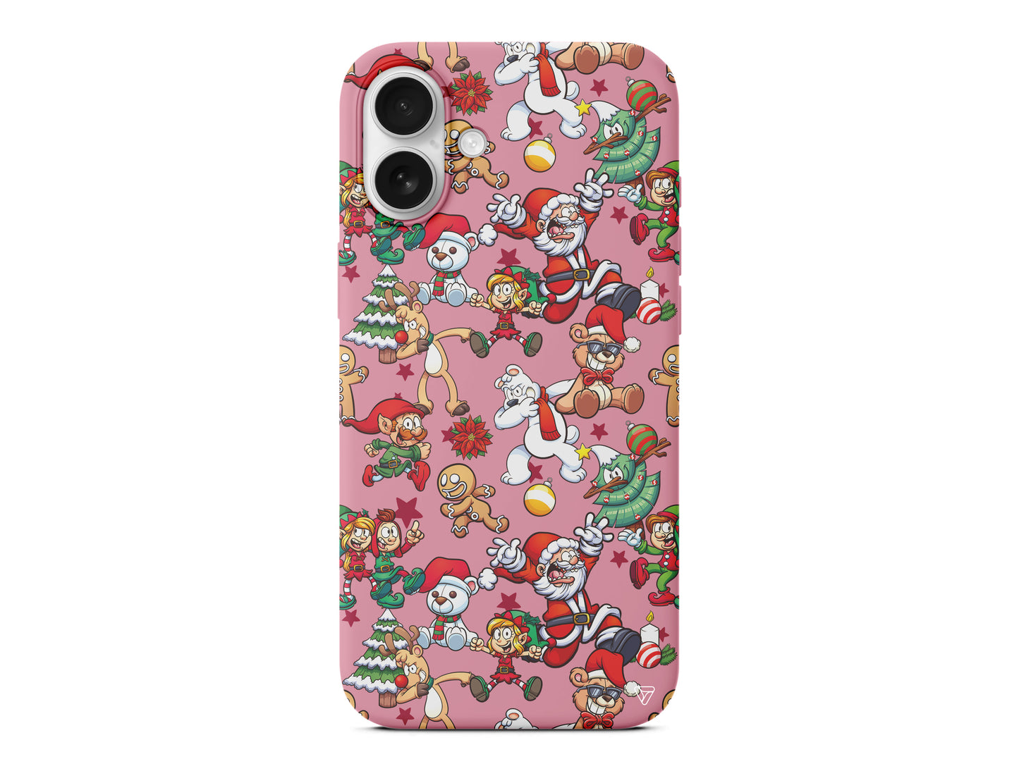 Xmas Monsters Lansman Model İçi Kadife Silikon Telefon Kılıfı