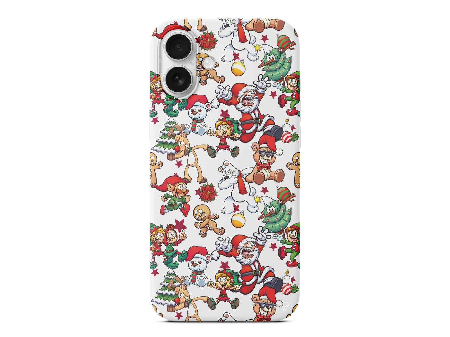 Xmas Monsters Lansman Model İçi Kadife Silikon Telefon Kılıfı