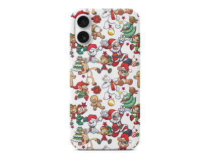 Xmas Monsters Lansman Model İçi Kadife Silikon Telefon Kılıfı