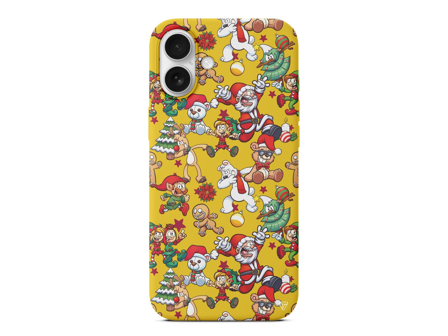 Xmas Monsters Lansman Model İçi Kadife Silikon Telefon Kılıfı