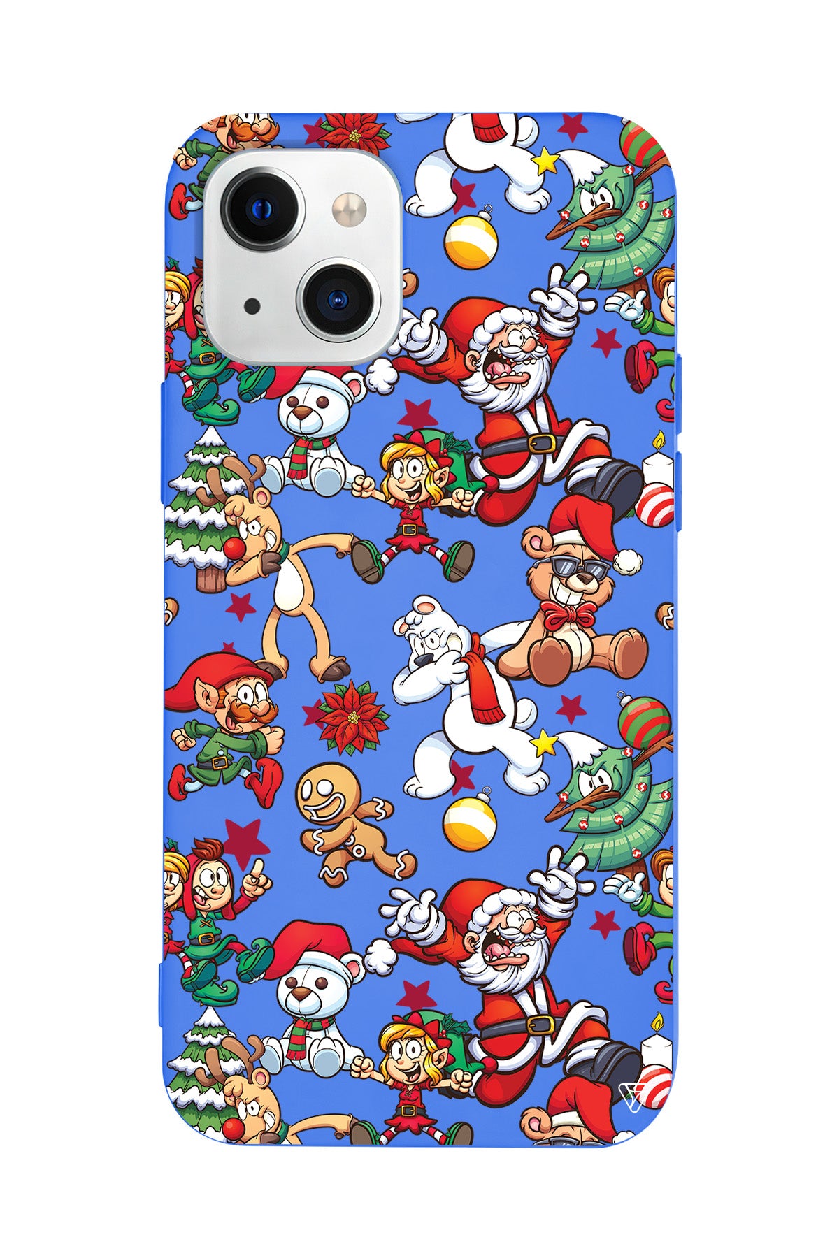 Xmas Monsters Lansman Model İçi Kadife Silikon Telefon Kılıfı