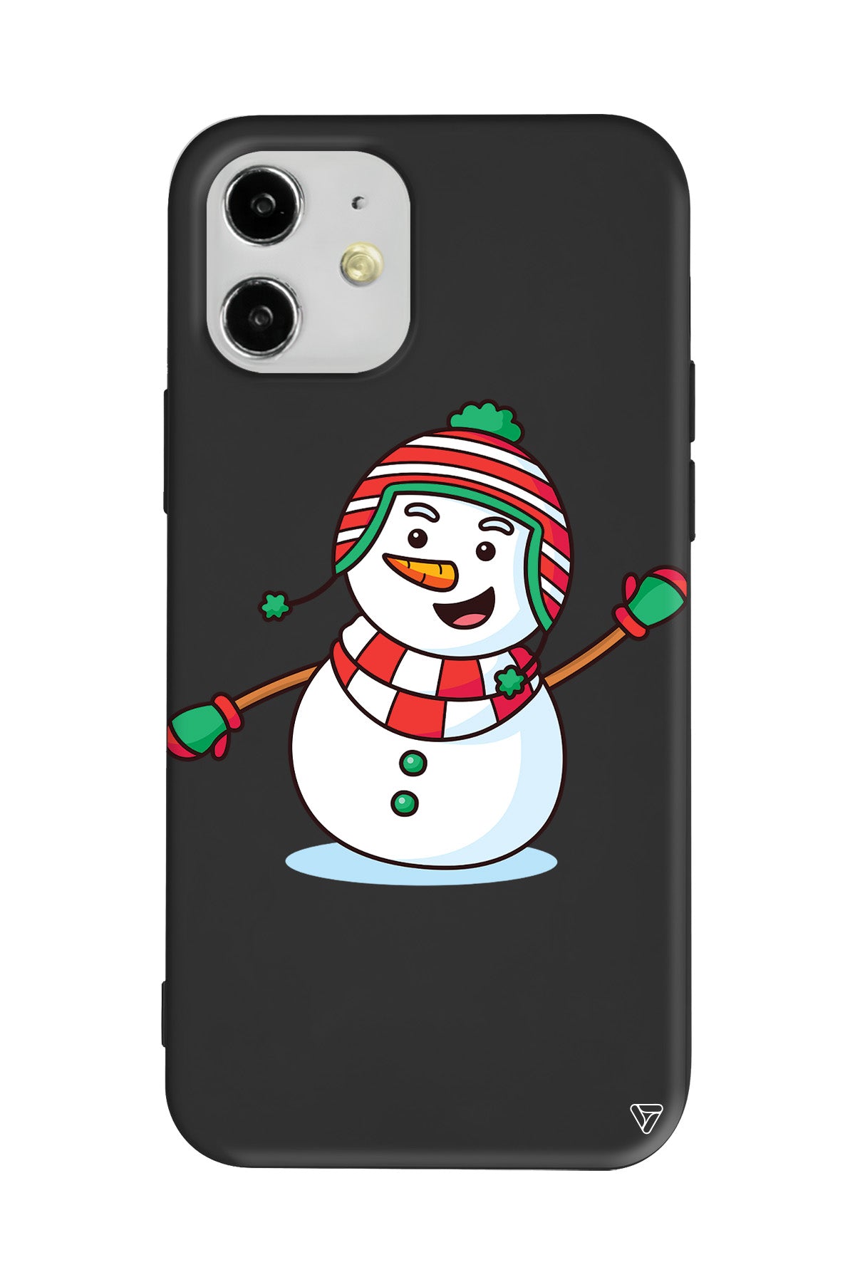 Snowman 2 Lansman Model İçi Kadife Silikon Telefon Kılıfı