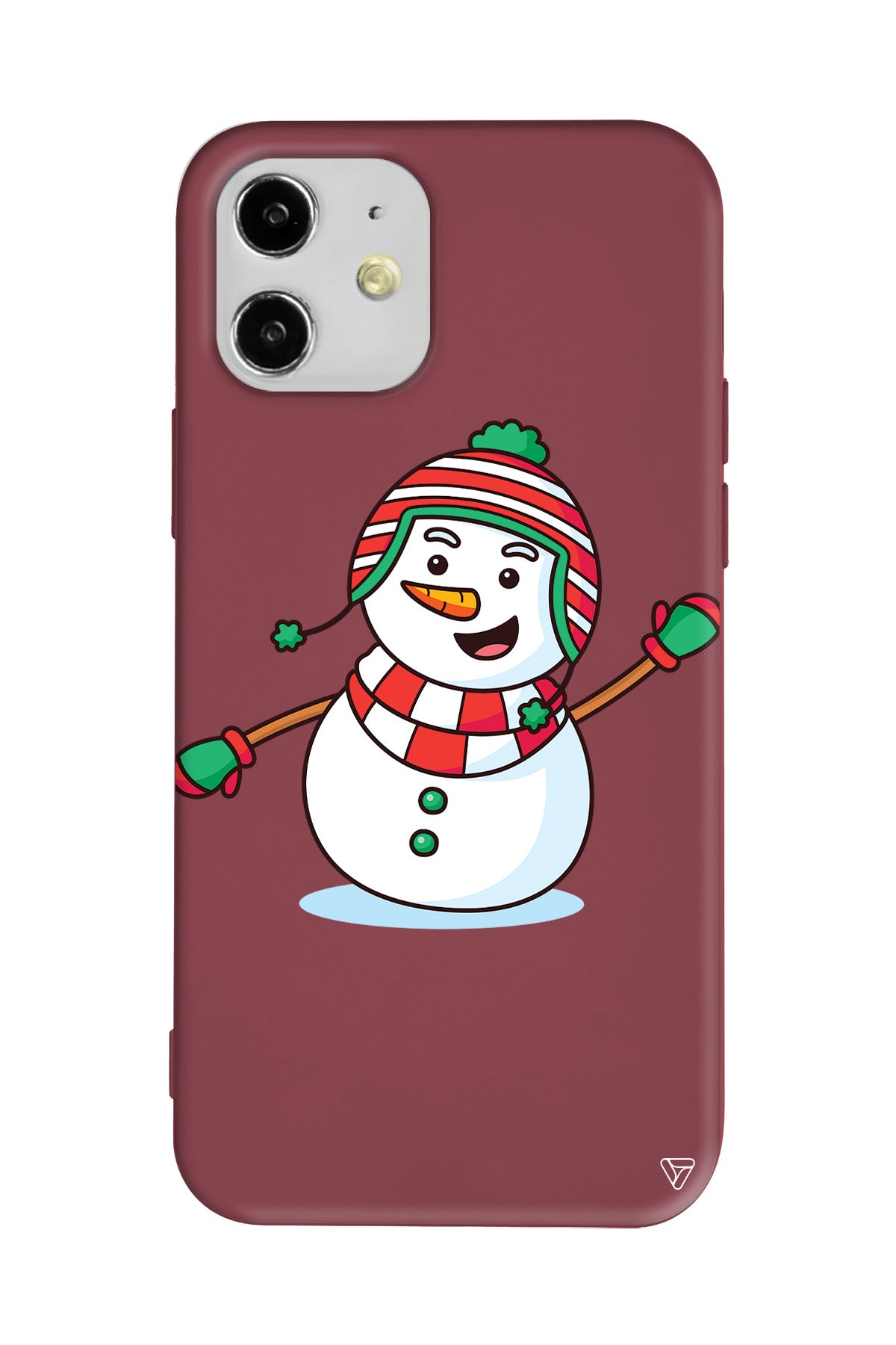 Snowman 2 Lansman Model İçi Kadife Silikon Telefon Kılıfı