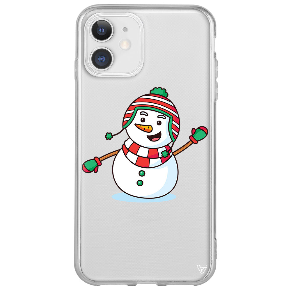 Snowman 2 Lansman Model İçi Kadife Silikon Telefon Kılıfı