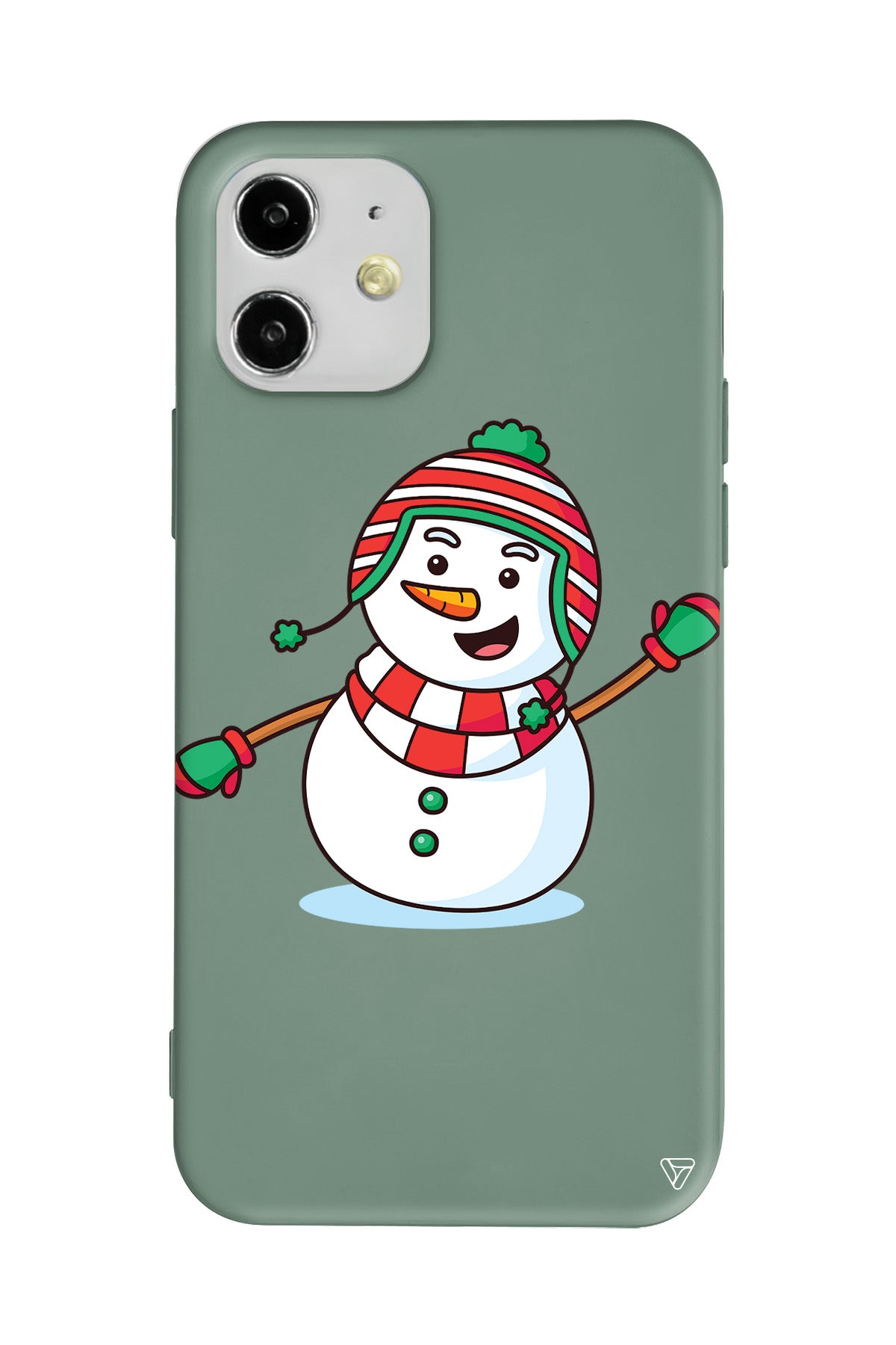 Snowman 2 Lansman Model İçi Kadife Silikon Telefon Kılıfı