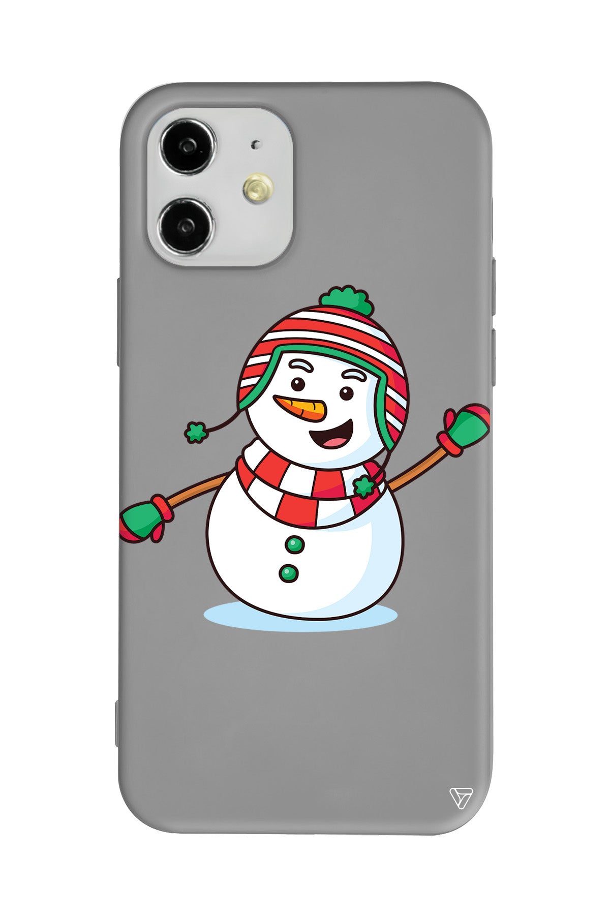 Snowman 2 Lansman Model İçi Kadife Silikon Telefon Kılıfı