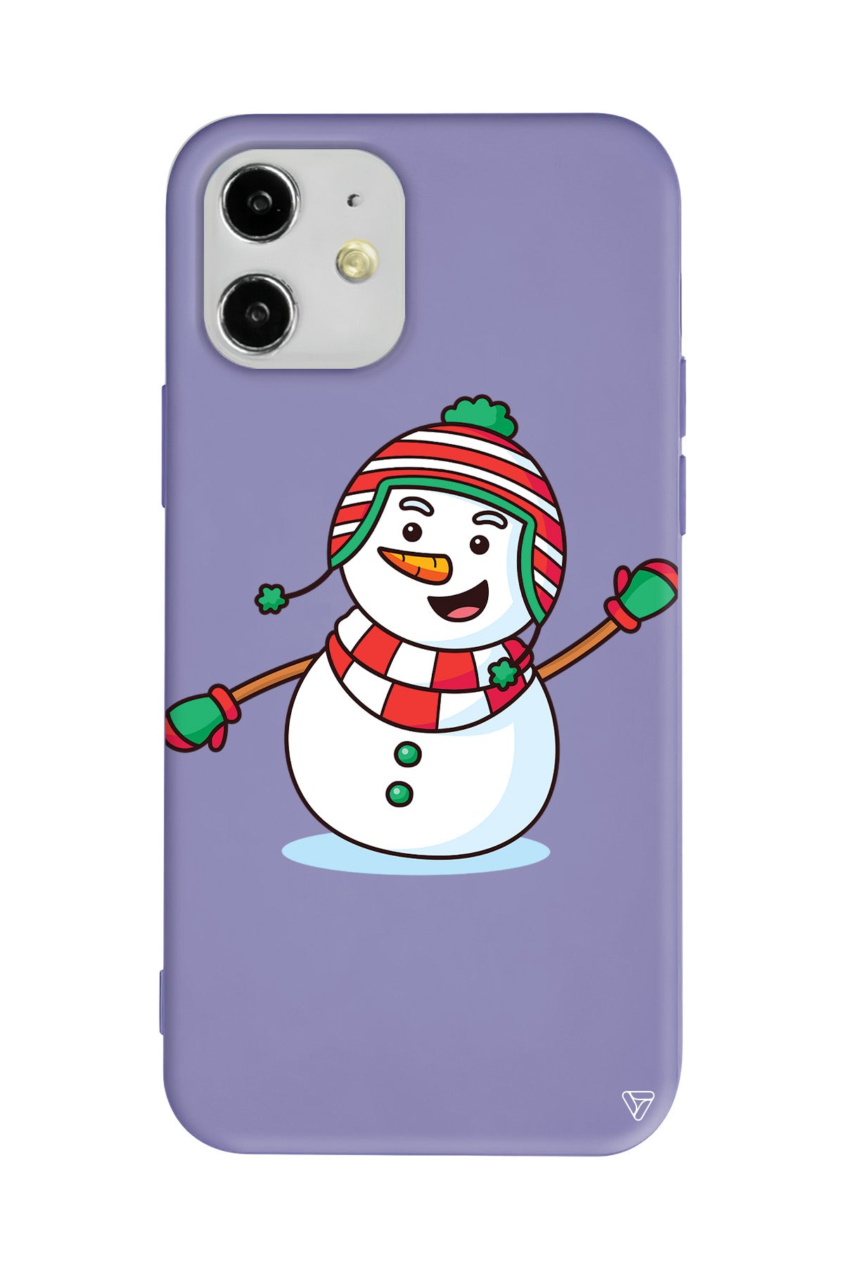 Snowman 2 Lansman Model İçi Kadife Silikon Telefon Kılıfı
