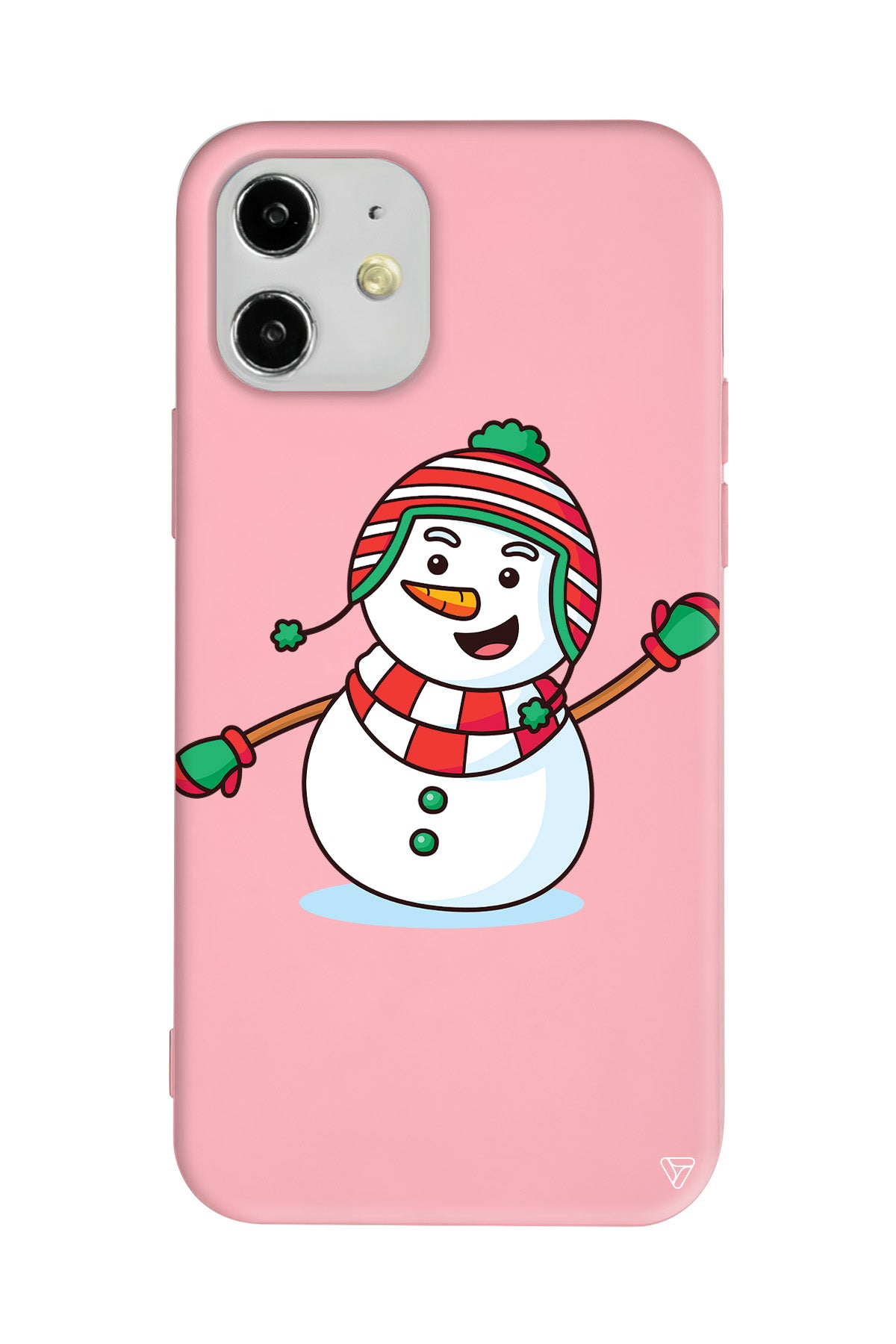 Snowman 2 Lansman Model İçi Kadife Silikon Telefon Kılıfı