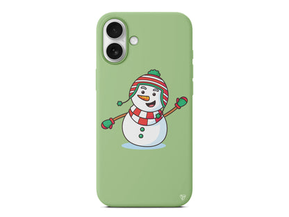 Snowman 2 Lansman Model İçi Kadife Silikon Telefon Kılıfı – Plus Serisine Özel