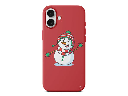 Snowman 2 Lansman Model İçi Kadife Silikon Telefon Kılıfı – Plus Serisine Özel
