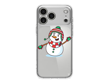 Snowman 2 Lansman Model İçi Kadife Silikon Telefon Kılıfı