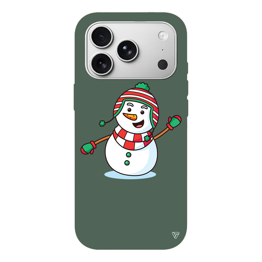 Snowman 2 Lansman Model İçi Kadife Silikon Telefon Kılıfı