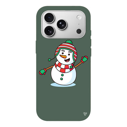 Snowman 2 Lansman Model İçi Kadife Silikon Telefon Kılıfı