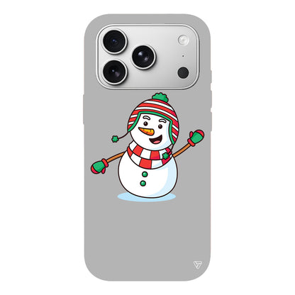 Snowman 2 Lansman Model İçi Kadife Silikon Telefon Kılıfı