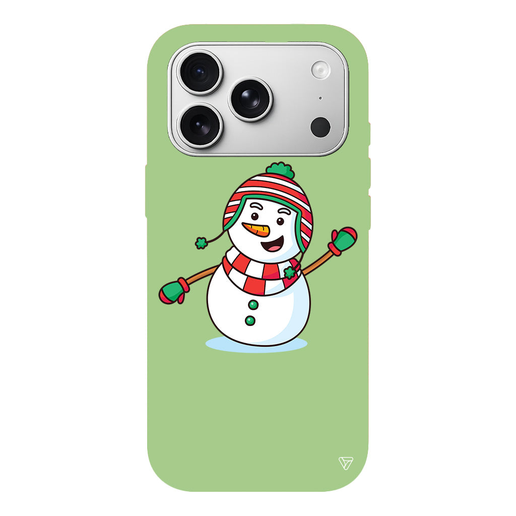 Snowman 2 Lansman Model İçi Kadife Silikon Telefon Kılıfı