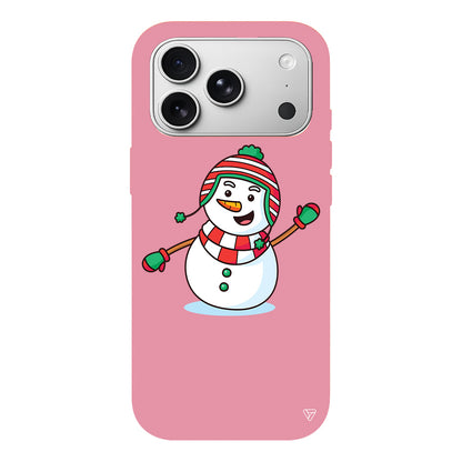 Snowman 2 Lansman Model İçi Kadife Silikon Telefon Kılıfı