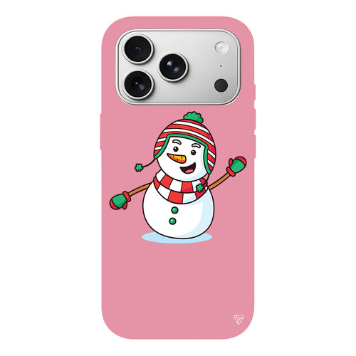 Snowman 2 Lansman Model İçi Kadife Silikon Telefon Kılıfı