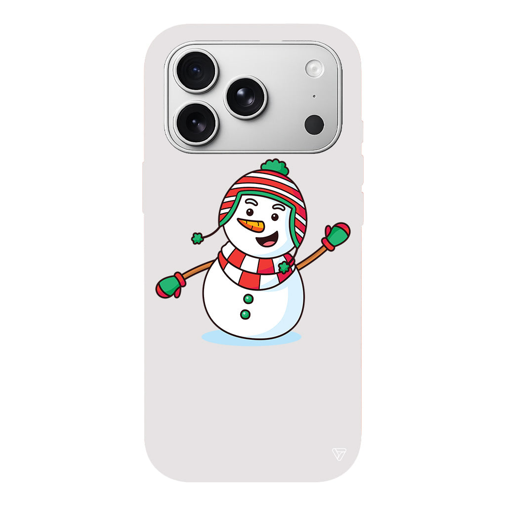 Snowman 2 Lansman Model İçi Kadife Silikon Telefon Kılıfı