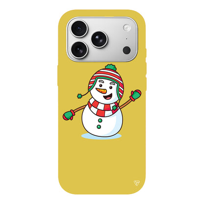 Snowman 2 Lansman Model İçi Kadife Silikon Telefon Kılıfı