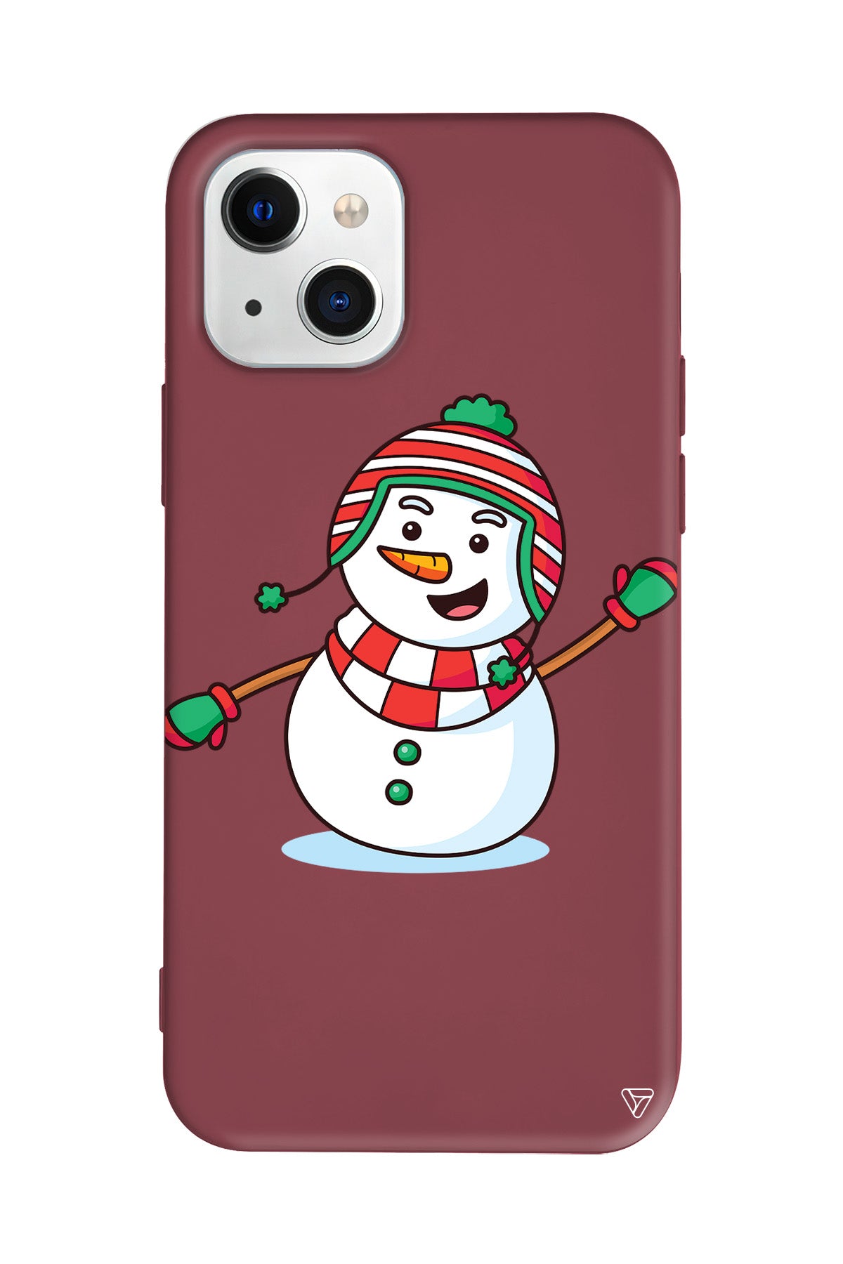 Snowman 2 Lansman Model İçi Kadife Silikon Telefon Kılıfı