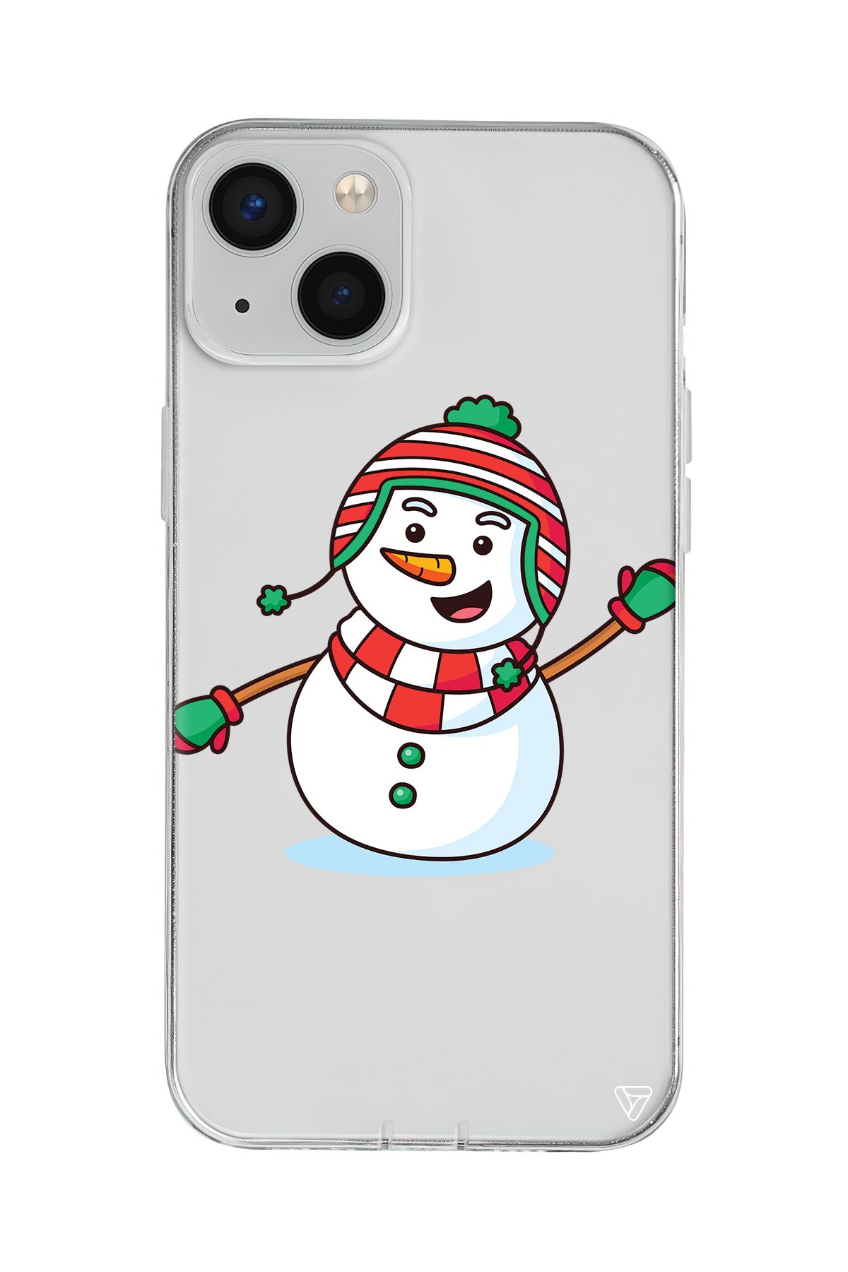 Snowman 2 Lansman Model İçi Kadife Silikon Telefon Kılıfı