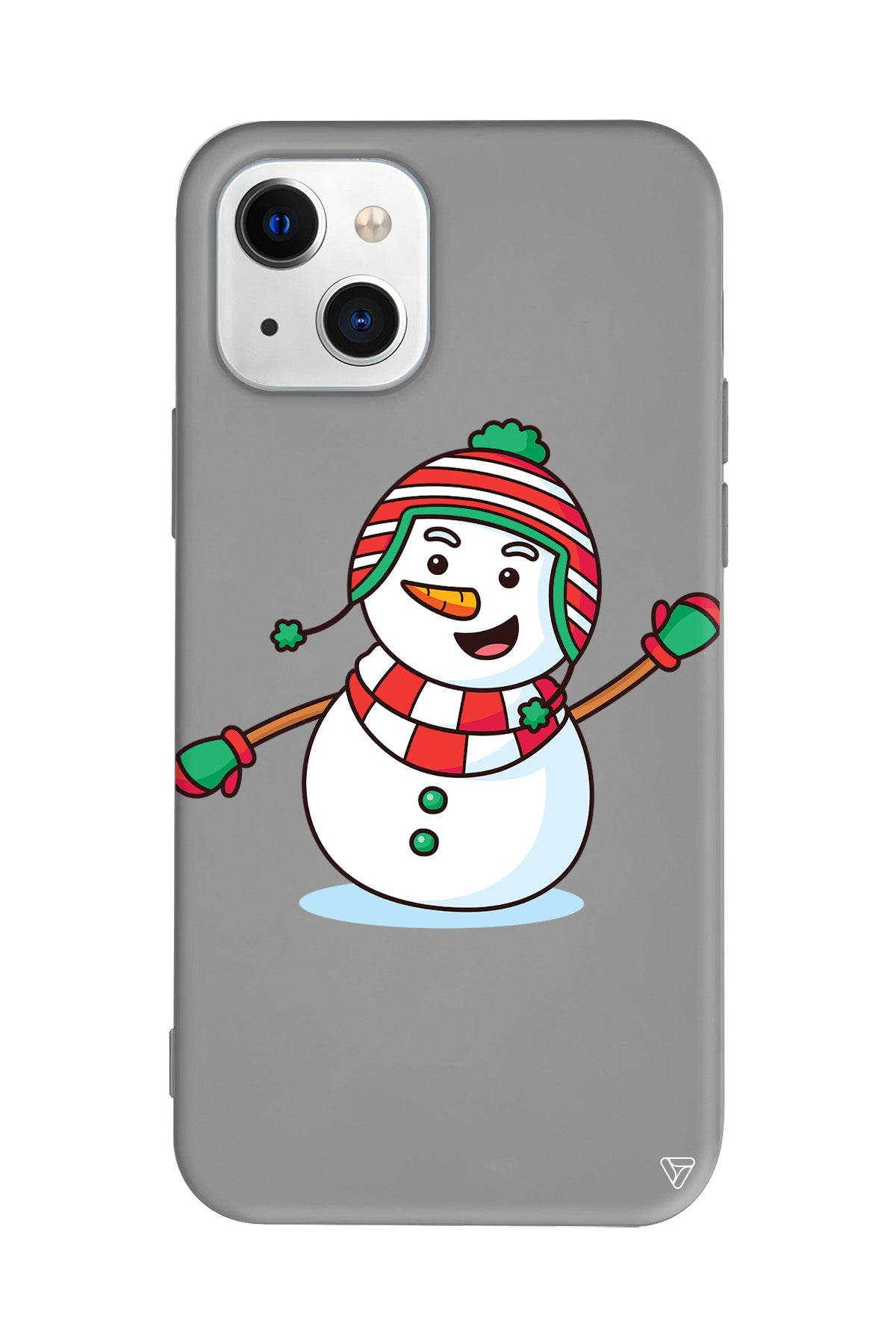 Snowman 2 Lansman Model İçi Kadife Silikon Telefon Kılıfı