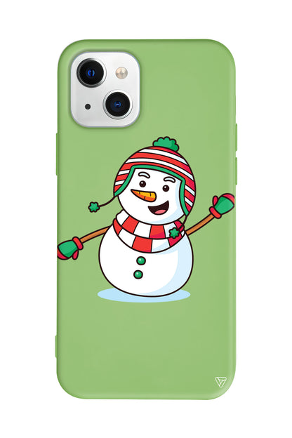 Snowman 2 Lansman Model İçi Kadife Silikon Telefon Kılıfı – Plus Serisine Özel