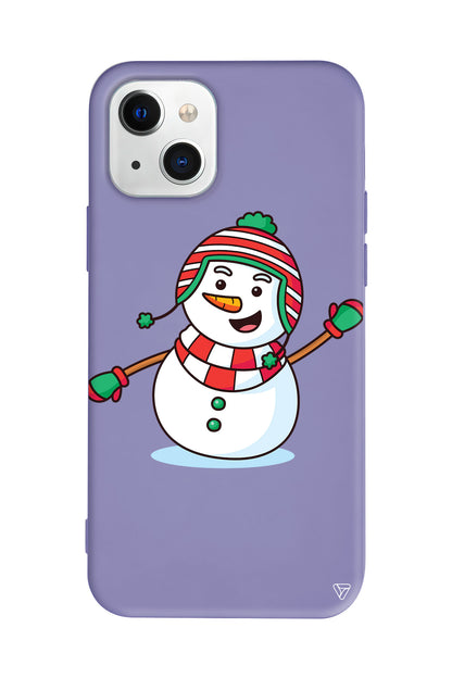 Snowman 2 Lansman Model İçi Kadife Silikon Telefon Kılıfı – Plus Serisine Özel