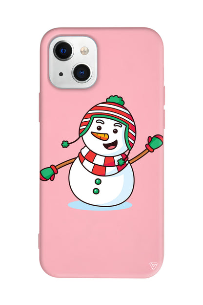 Snowman 2 Lansman Model İçi Kadife Silikon Telefon Kılıfı – Plus Serisine Özel