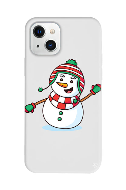 Snowman 2 Lansman Model İçi Kadife Silikon Telefon Kılıfı – Plus Serisine Özel
