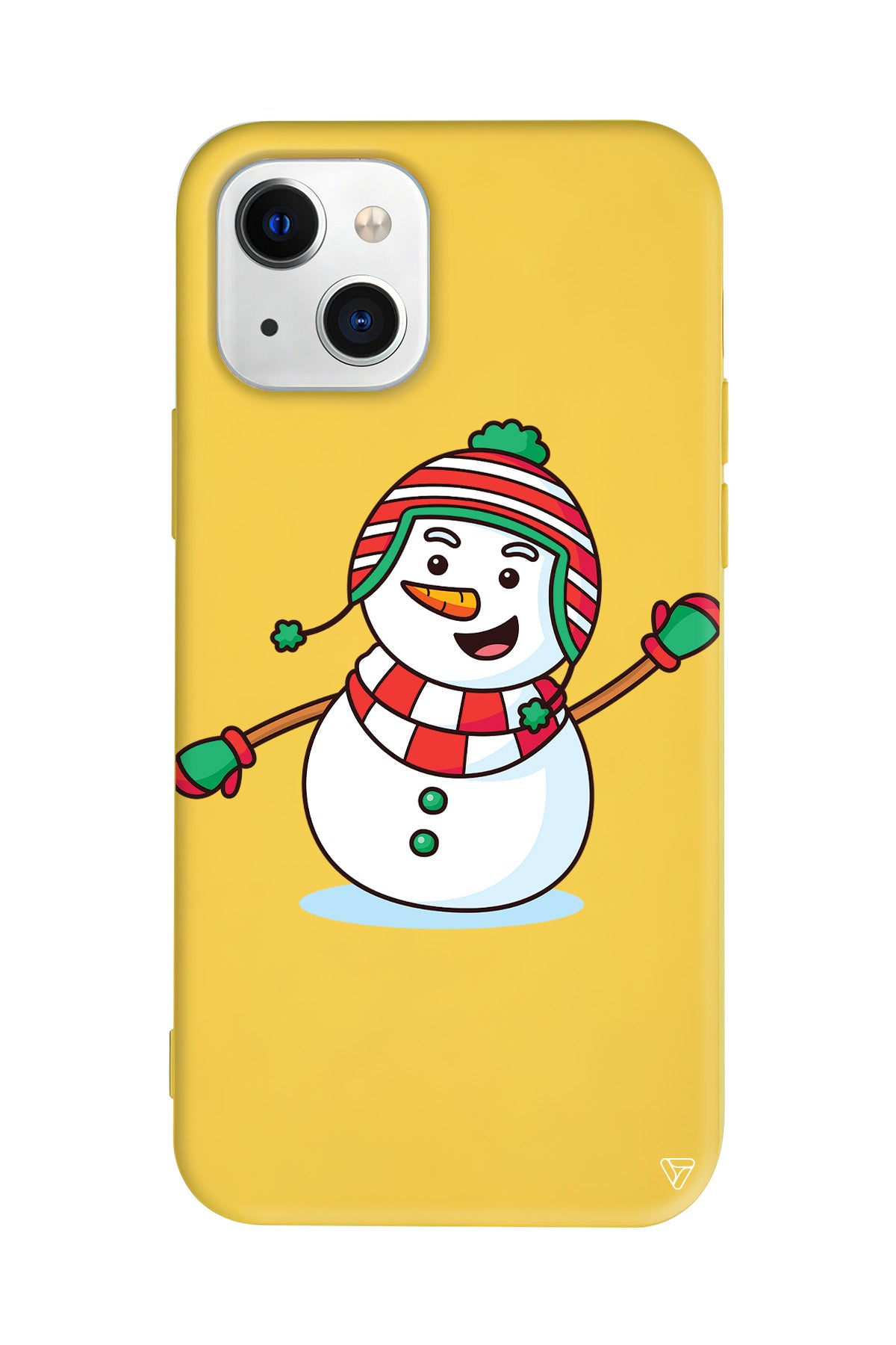 Snowman 2 Lansman Model İçi Kadife Silikon Telefon Kılıfı