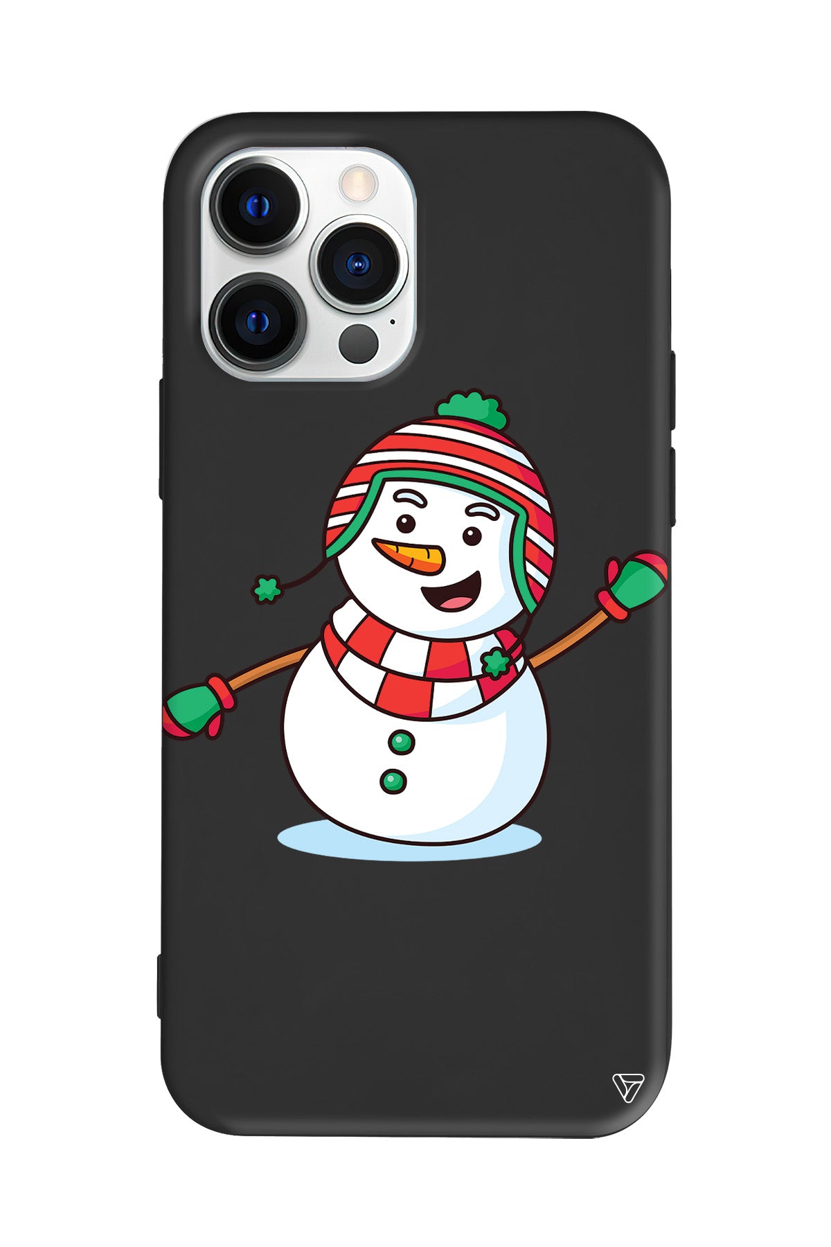 Snowman 2 Lansman Model İçi Kadife Silikon Telefon Kılıfı