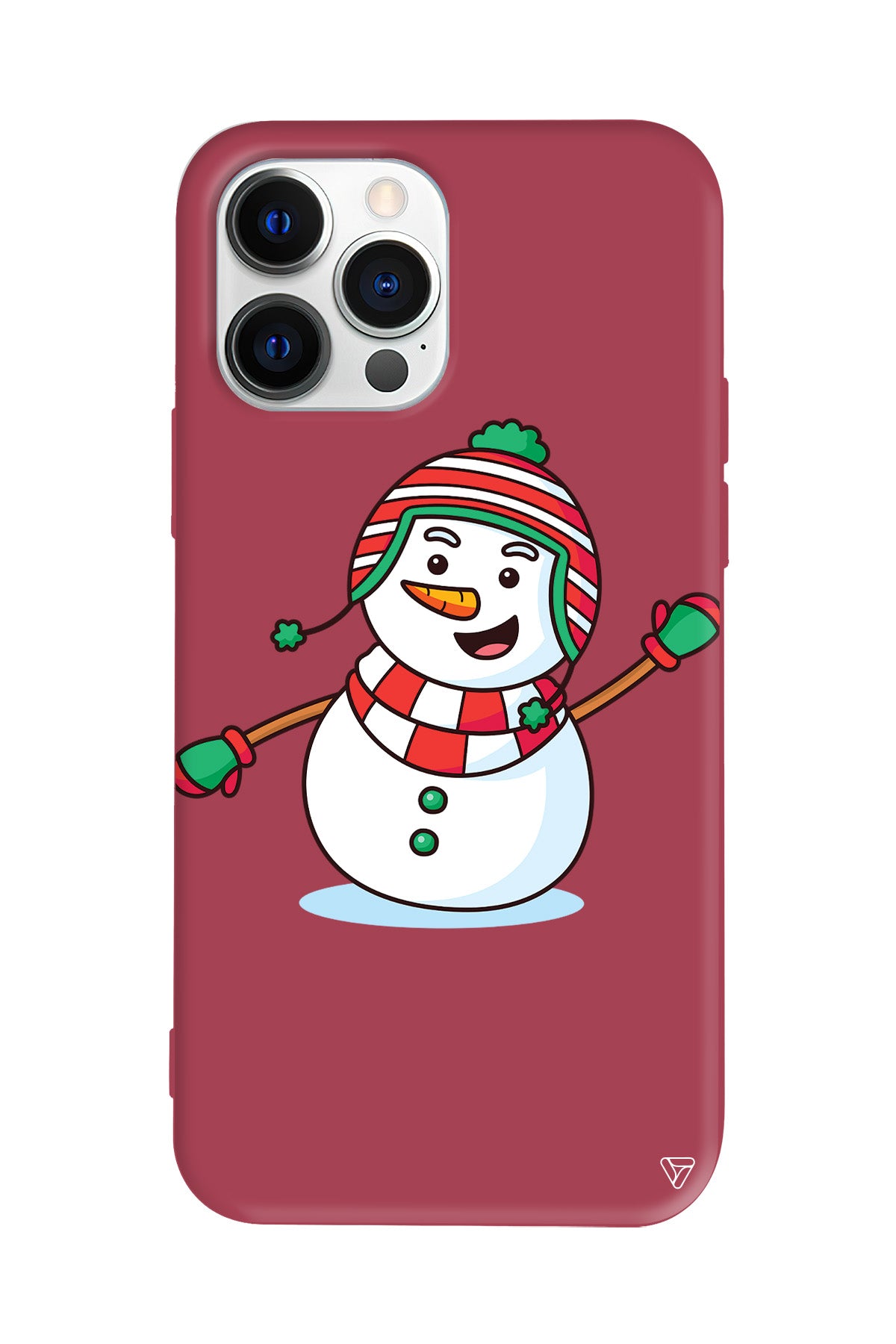 Snowman 2 Lansman Model İçi Kadife Silikon Telefon Kılıfı