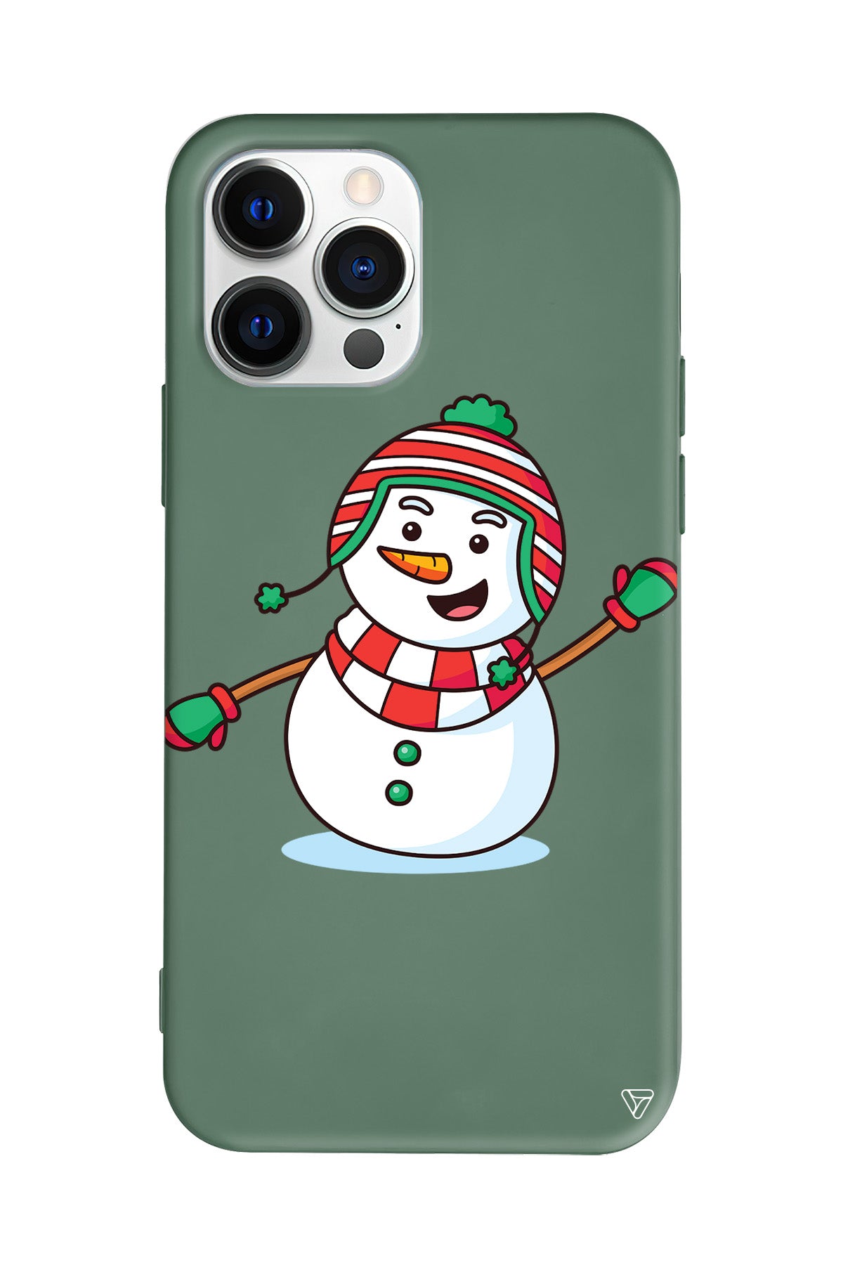 Snowman 2 Lansman Model İçi Kadife Silikon Telefon Kılıfı