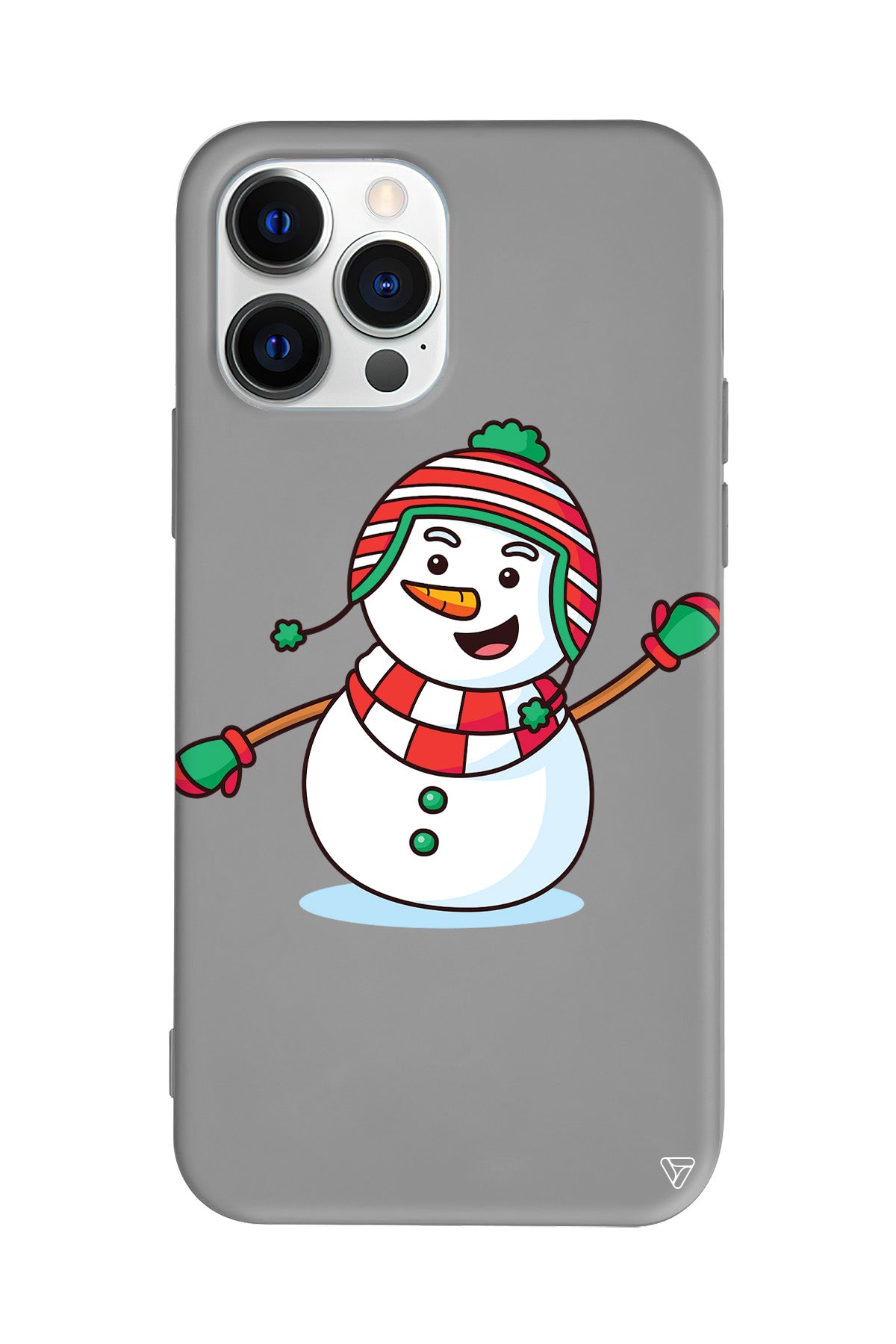 Snowman 2 Lansman Model İçi Kadife Silikon Telefon Kılıfı