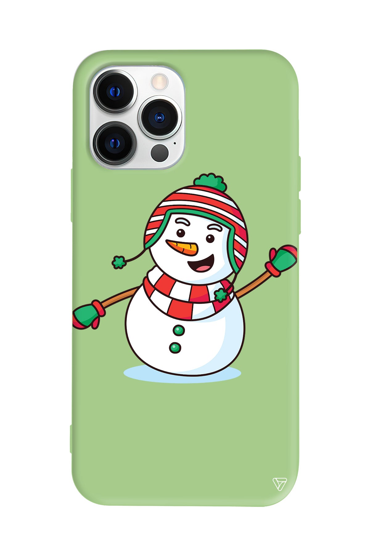 Snowman 2 Lansman Model İçi Kadife Silikon Telefon Kılıfı