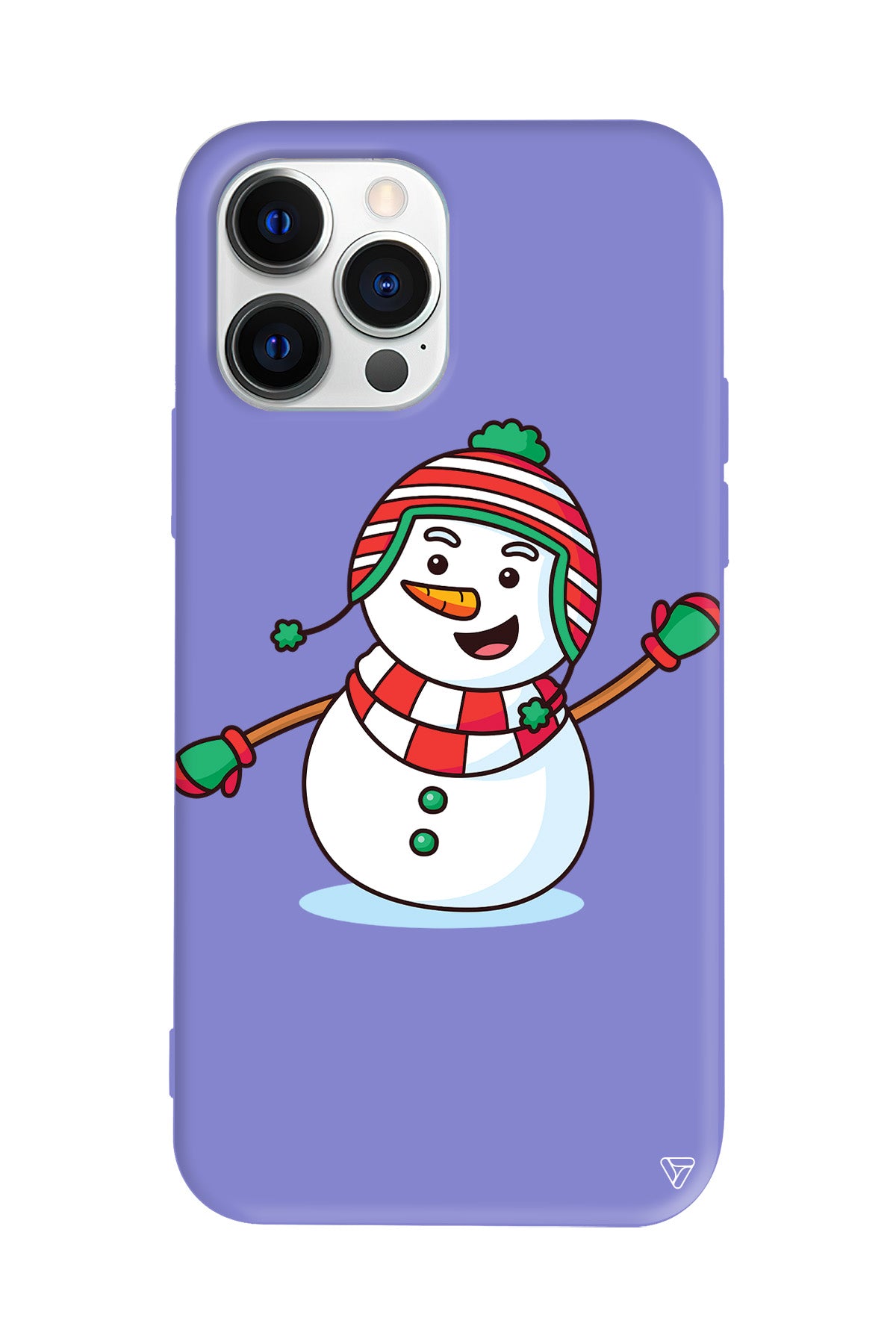 Snowman 2 Lansman Model İçi Kadife Silikon Telefon Kılıfı