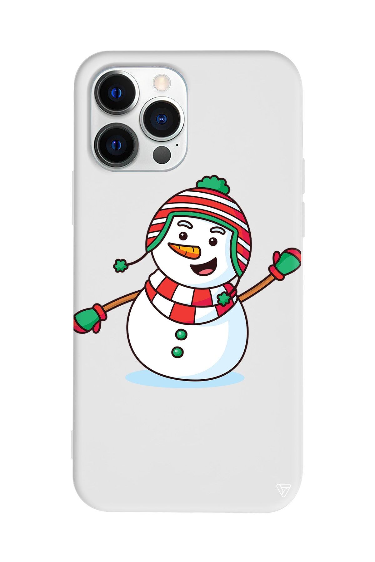 Snowman 2 Lansman Model İçi Kadife Silikon Telefon Kılıfı