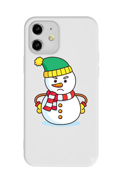 Snowman 3 Lansman Model İçi Kadife Silikon Telefon Kılıfı